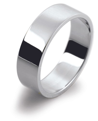 Platinum wedding ring - ring, 9.2g