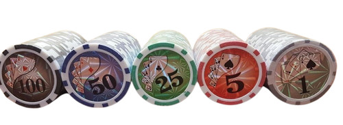 100 numbered poker roulette - x,