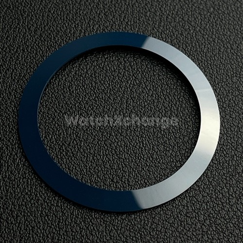 Plain blue 38mm ceramic bezel - plain,