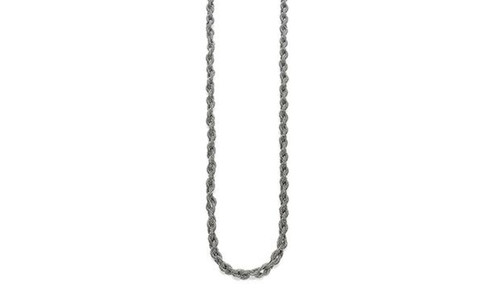 Fiorelli rhodium rope twist - rhodium,