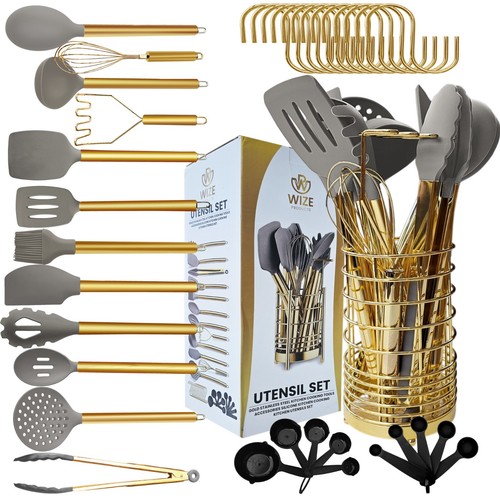 38pc gold stainless steel - stainless,