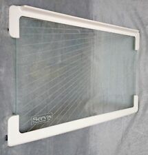 Glass Shelf SERVIS Fridge Freezer White Edge Trim Refrigerator Replacement Spare