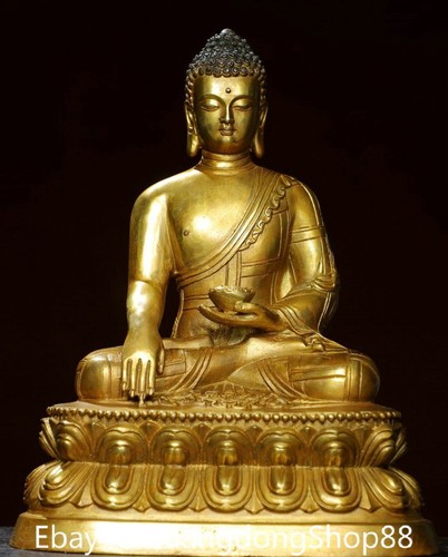 Old chinese copper gilt - chinese,