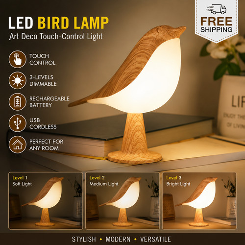 Led bird table - led,