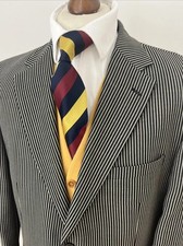 Cruise Boating Striped Blazer Jacket Mod Cruise Winter Sun Holiday 44R