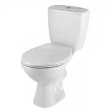 Twyford Option Close Coupled Toilet 6/4ltr Push Button Cistern - Standard Seat
