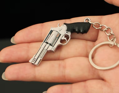 Keychain gun revolver pistol - revolver,