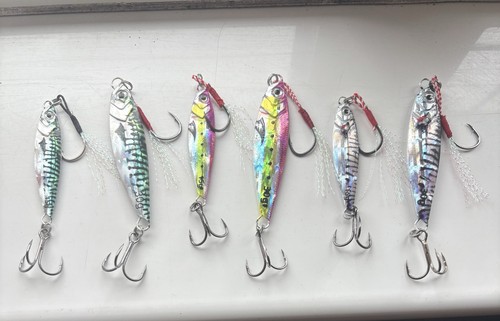 Sea fishing lures - 6pcs, flash