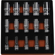 Semi-Deep 12pt Socket Set 3/8"
