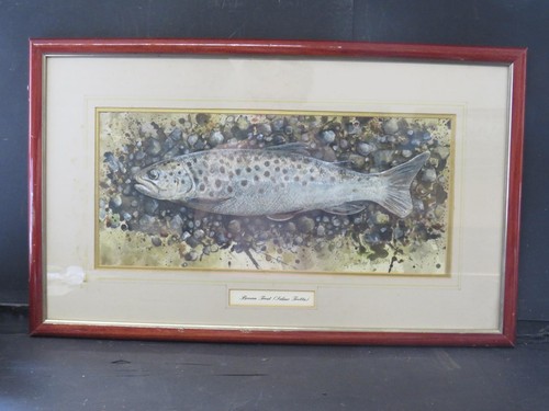 Brown trout fly - brown, by