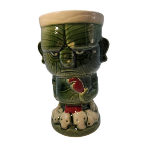 Vintage ceramic tiki mug - tiki,
