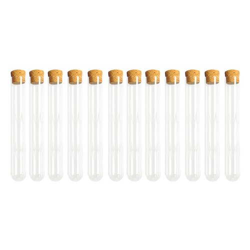 25pcs clear test tubes with - 25pcs,
