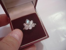 VINTAGE Solid thick Silver