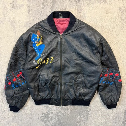Vintage 70s black leather - black,