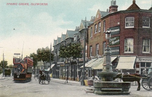 Early colour postcard spring - -,