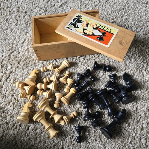Vintage staunton boxwood - k&c,