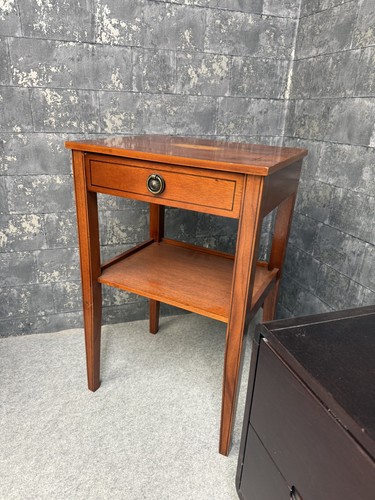 Cherry wood side table - wood,