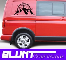 2x Compass Stickers 850mm For