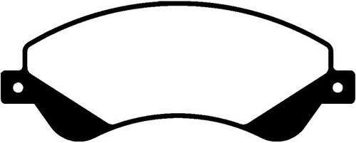 Abtex front brake pad set - front,