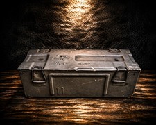 RARE WW2 MILITARY AMMO BOX