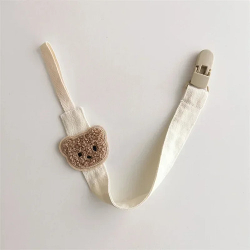 Cute bear baby - pacifier, clip