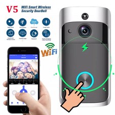 Video Doorbell Camera Wireless Door Bell with Chime Ringer, Smart Front Door Cam