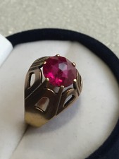 Rings silver 875 Gold plated