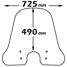 Medium Windshield Kit ISOTTA