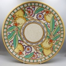 CHARLOTTE RHEAD 1940s Bursley Ware TL38 CHARGER PLATE