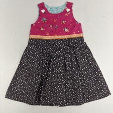 *Proceeds to Charity* Hand Made Baby Dress Size 9-12 M Cotton /Corduroy UNIQUE !