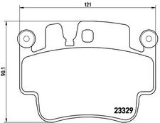 P65009 BRAKE PAD SET, DISC