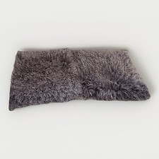 Pair Of Next Lilac Shimmer Shaggy Large Cushion Covers 17x17”