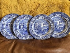 4 Spode Blue & White Italian