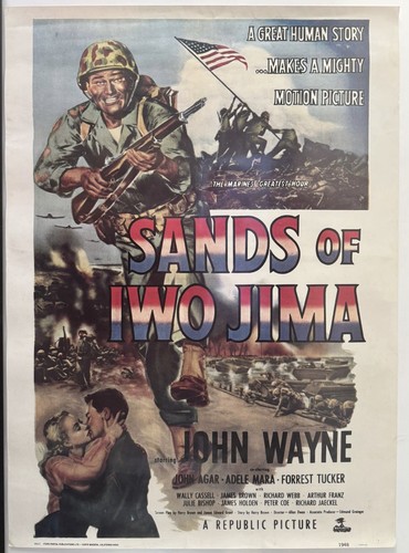Sands iwo jima poster - sands, poster,