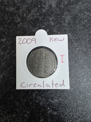 2009 kew gardens 50p - gardens, coin