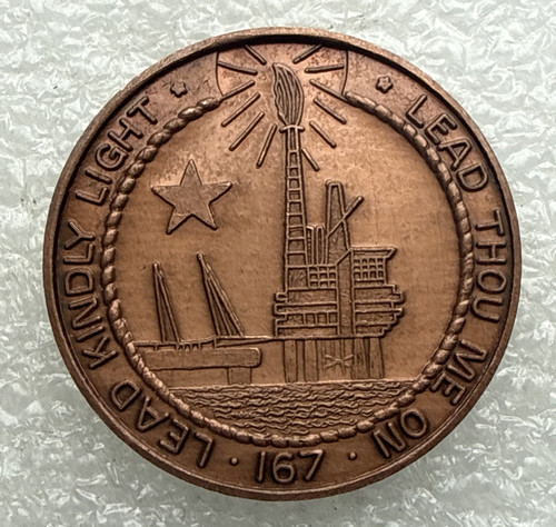 Masonic coin token - coin, piper