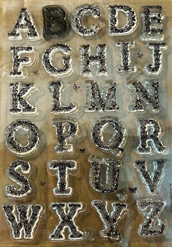 Alphabet silicon stamp set - alphabet, a-z