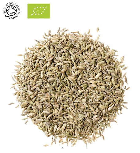 Organic certified fennel seeds - certified,