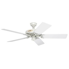 Classic Ceiling fan without Lights Hunter Original White Fan with Pull Chain 52"