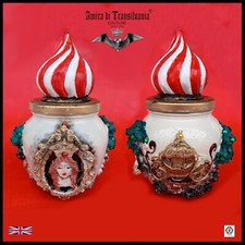 home decor vintage jar doll princess house fairy tale magic potion trees crown