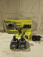Ryobi 18 V ONE plus Cordless Combi Drill Starter Kit Hyper Green With 2 x 1.5 Ah
