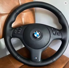 Bmw leather steering wheel - leather,