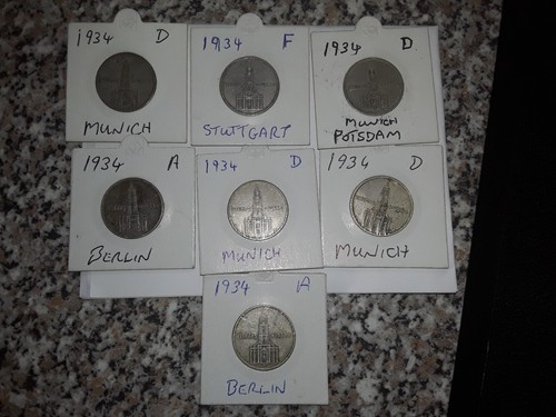 Reichsmark silver coins - reichsmark,