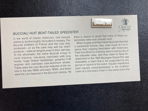 1981 franklin mint classic - 1981, car