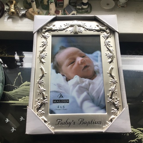 Baby silver baptism picture - baby,