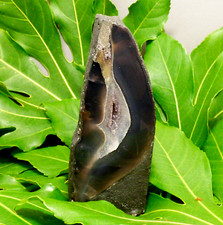 Amethyst Quartz Crystal Natural Agate Geode Cave Cluster Mini Cathedral 14.5cm