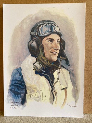 Portrait pilot officer - of,