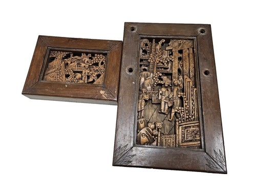 Custom hand carved wood