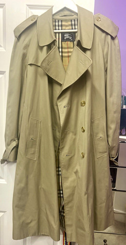 Burberrys men beige long - burberrys, men's