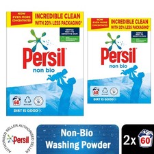 2x of 60 Wash Persil Non-Bio